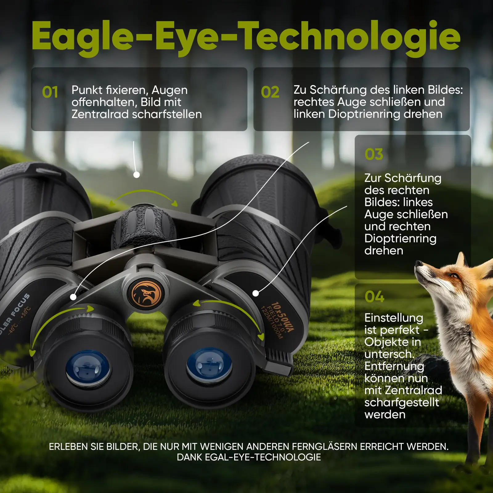 Adler Focus Adler Focus_10x50 binoklid tagantvaade
