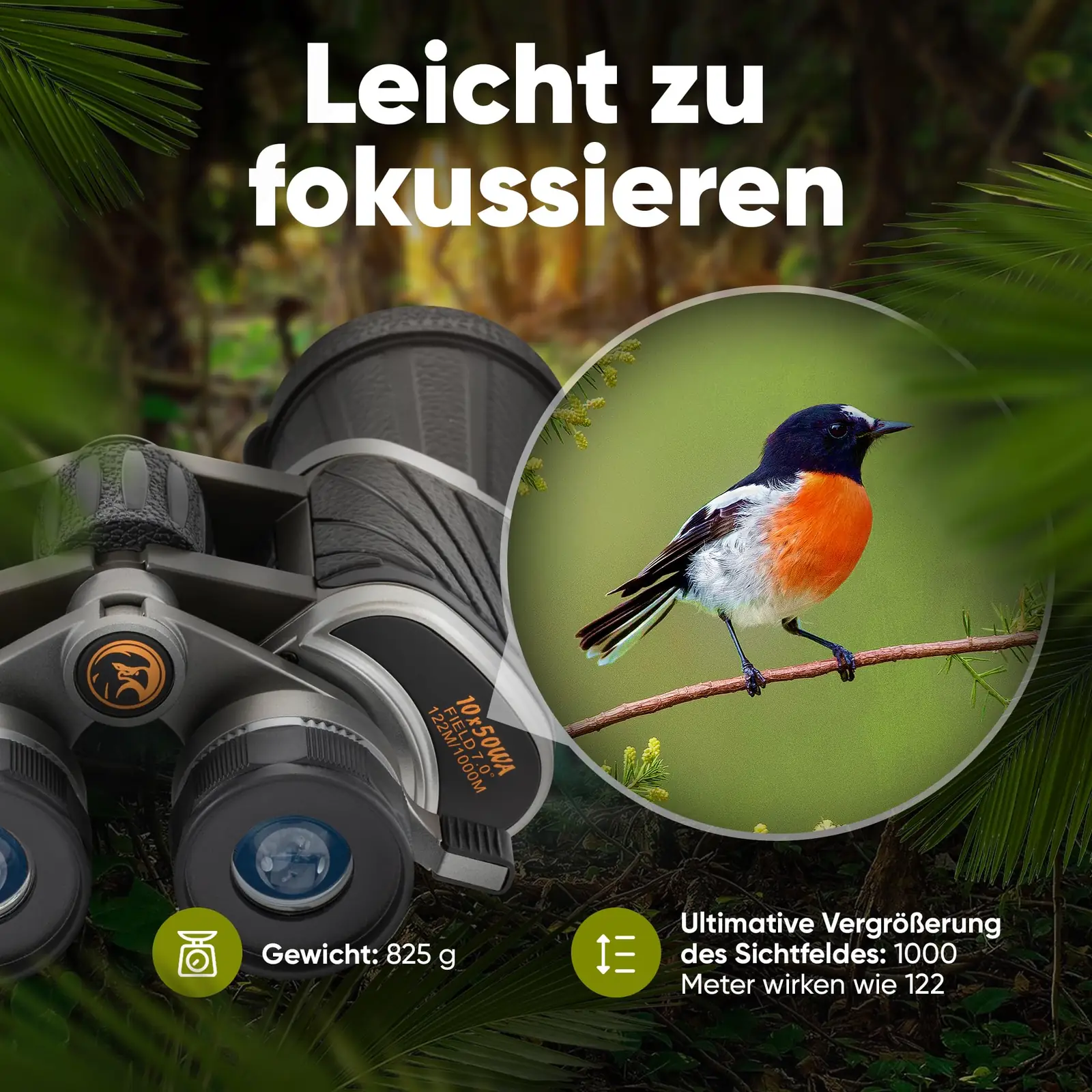 Adler Focus Adler Focus_10x50 binoklid detailne lähivaade 7