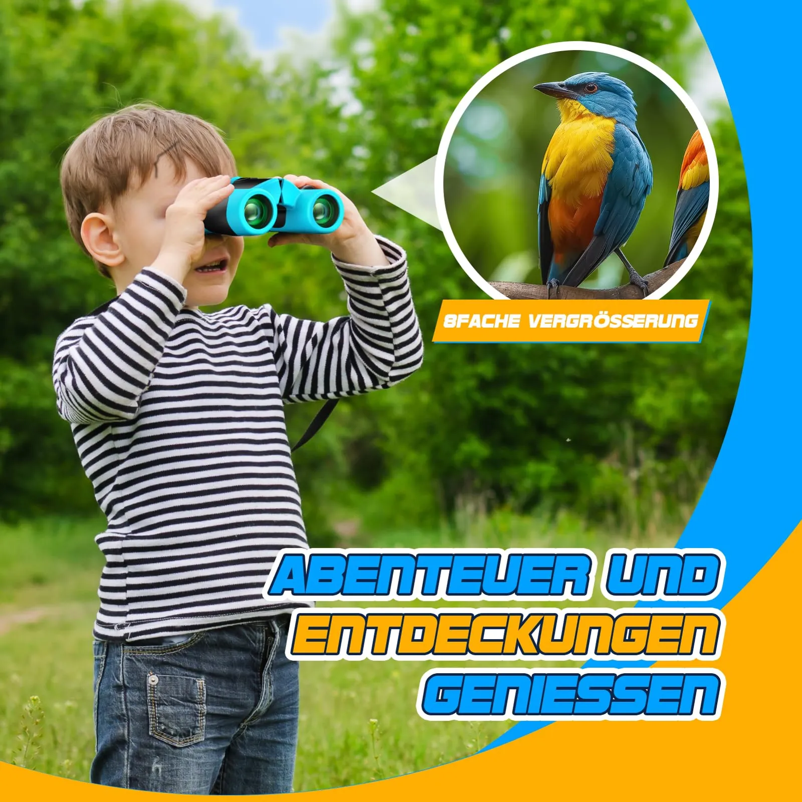 laste binokkel kinkekarbis koos vihikuga