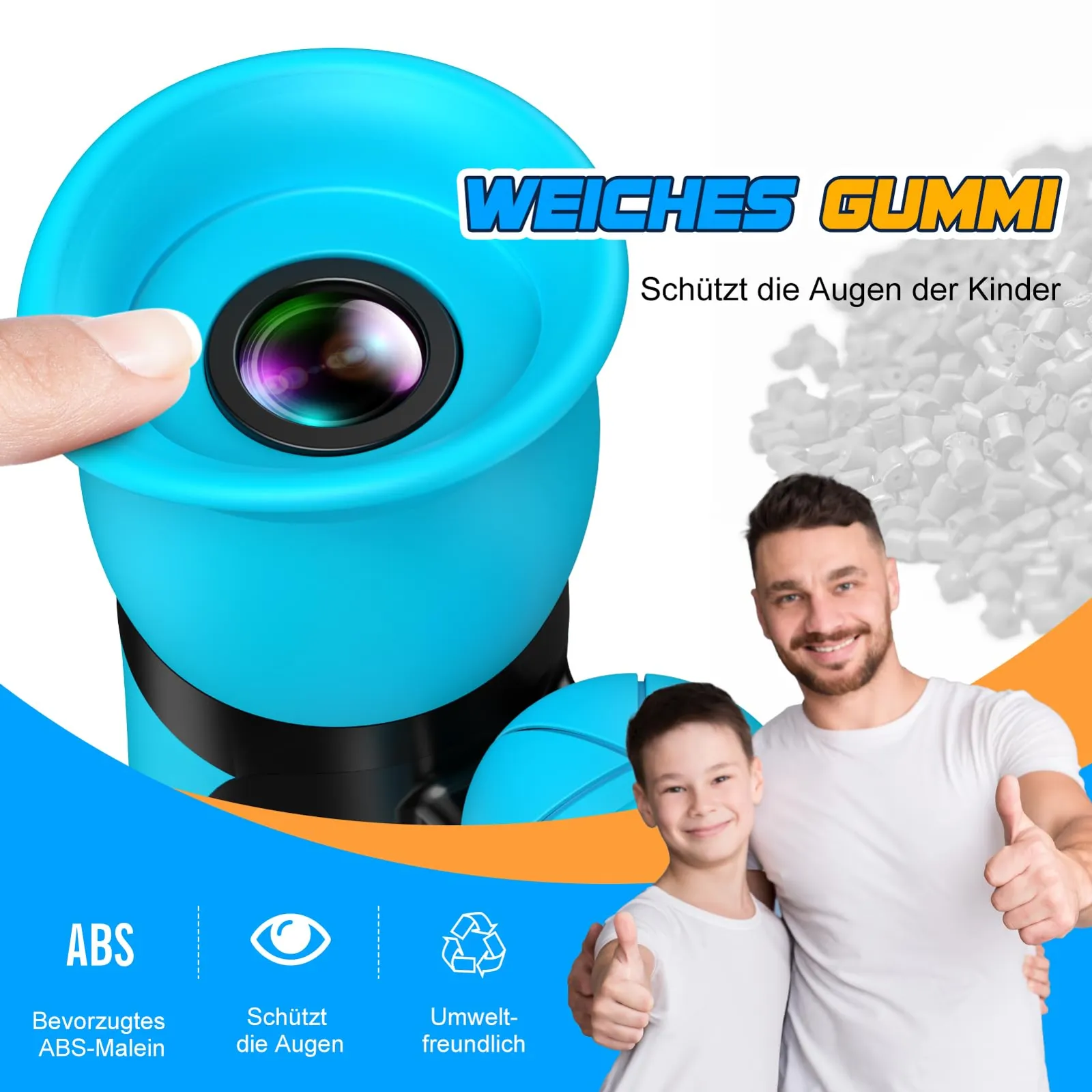 binokli pehmed kummist okulaarid