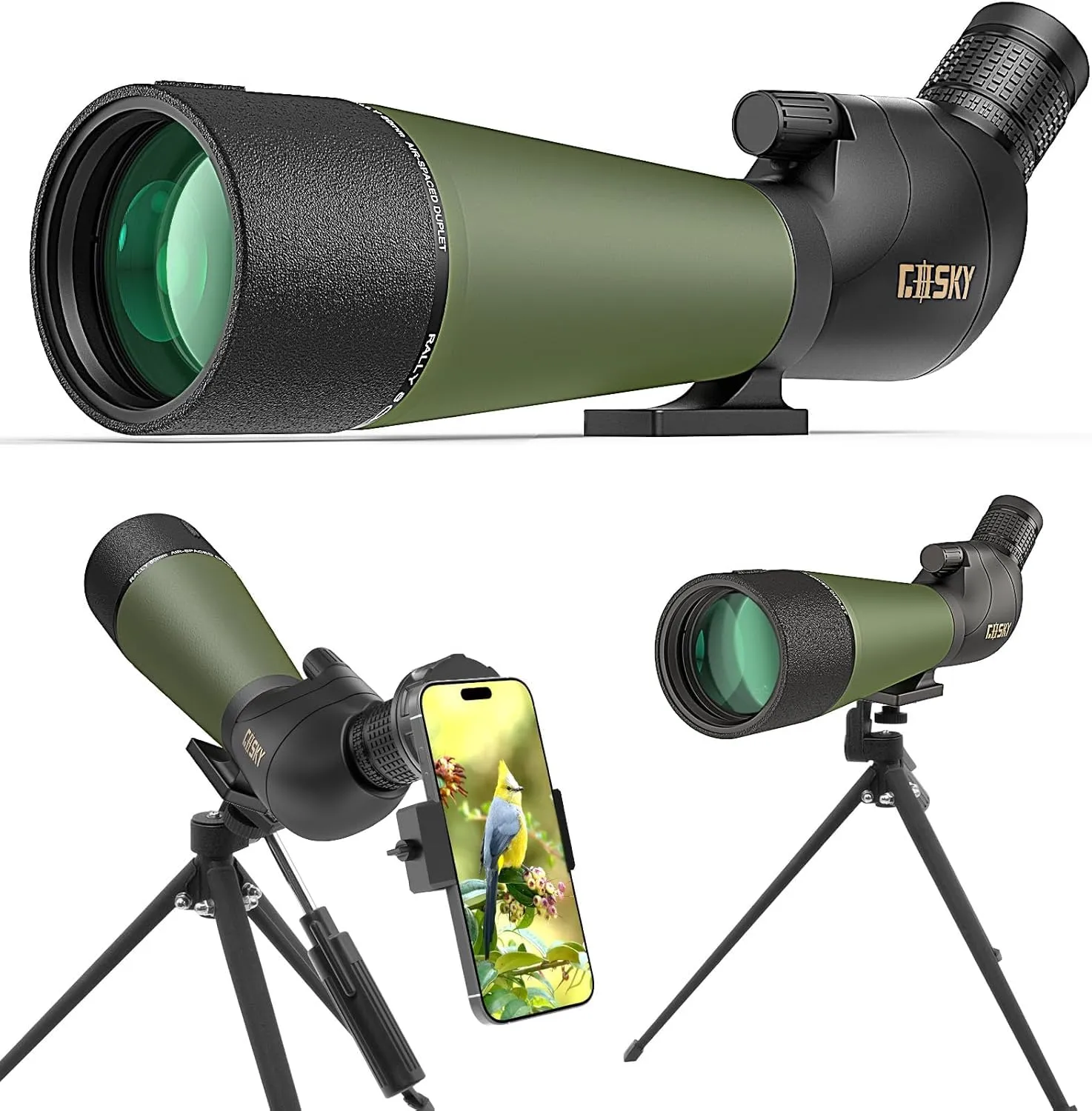 Gosky vaatlustoru 20-60x80 statiivil